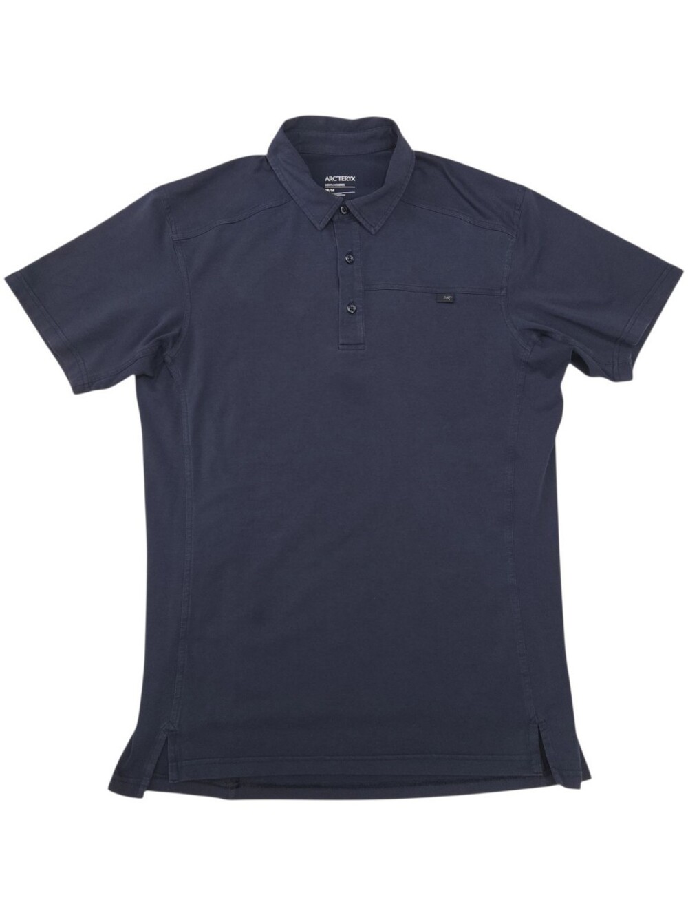 Arc'teryx Captive SS Polo Men's M Navy Blue Short Sleeve Outdoor Stretch DryTech